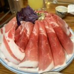 アグー専門店の長堂屋のおすすめメニューはアグー豚のしゃぶしゃぶ